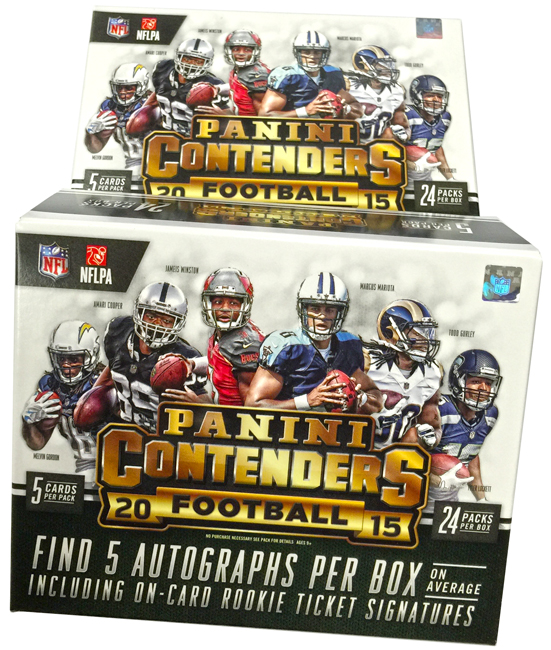 2016 Panini Contenders Football 5-Pack Blaster Box