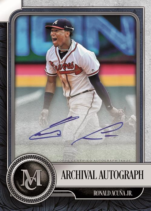 Ronald Acuna Jr 2019 Topps Baseball Collector Series Autograph