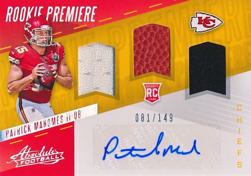 Lot Detail - 2017 PATRICK MAHOMES FANATICS ROOKIE PREMIER EVENT WORN 1/1  JERSEY - FIRST NFL JERSEY EVER WORN BY MAHOMES