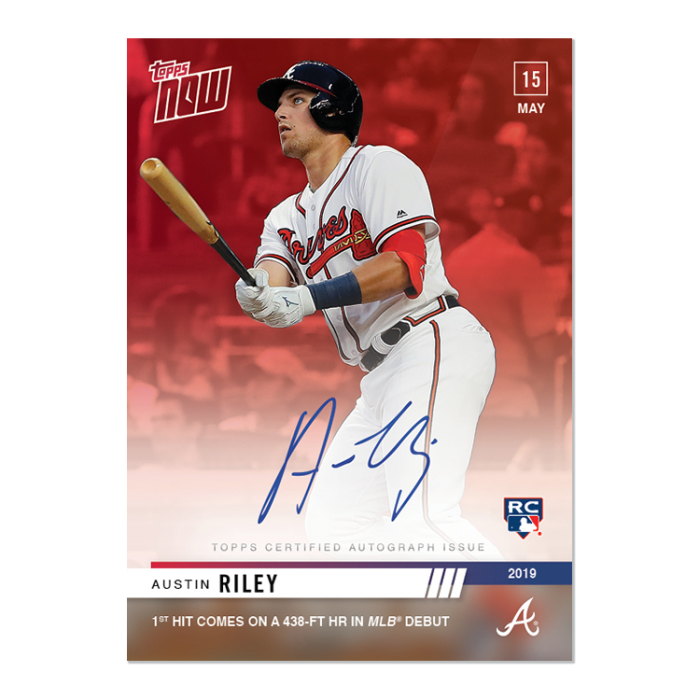 Atlanta's Austin Riley arrives with HR -- and modest card total ...