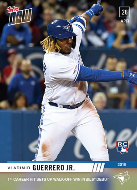 Vladimir Guerrero Jr.'s first Rookie Cards available now via Topps