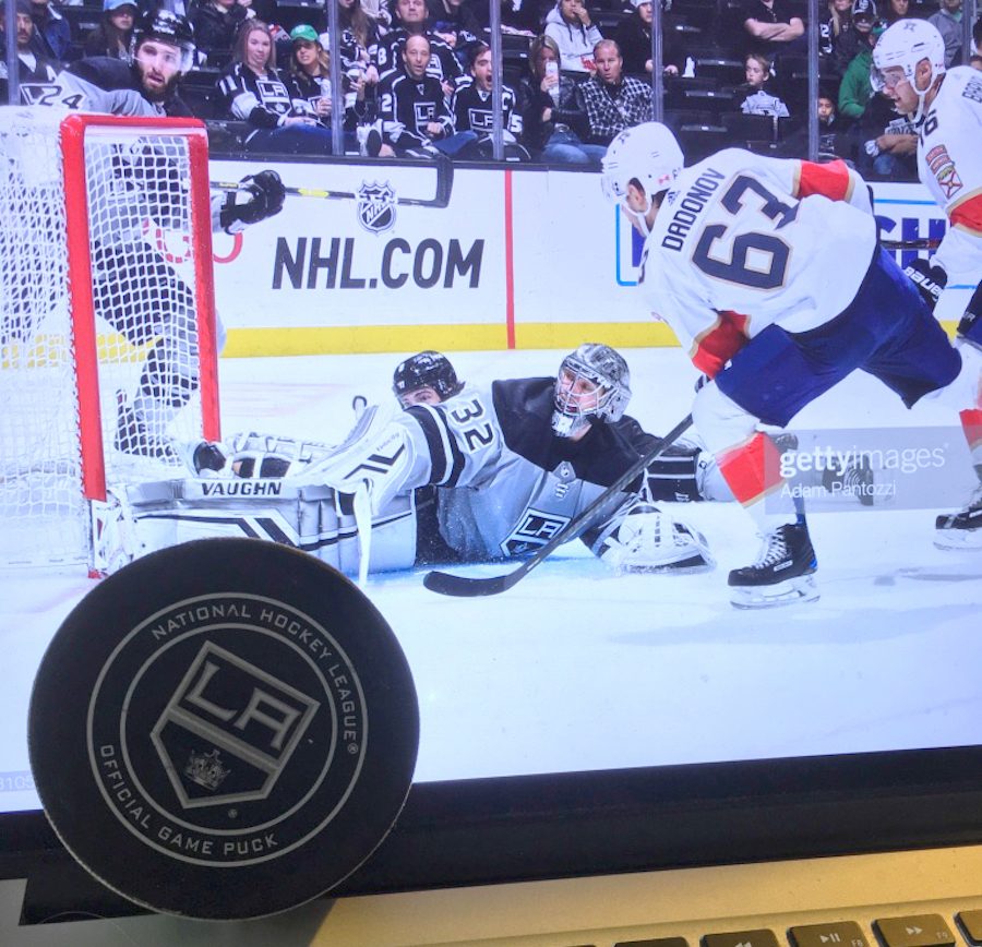 Game Used Los Angeles Kings Pucks, Game Used Kings Pucks, Kings Game Used  Memorabilia