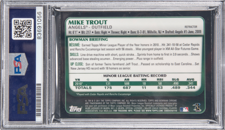 Seller of Mike Trout Superfractor card issues warning - Sports