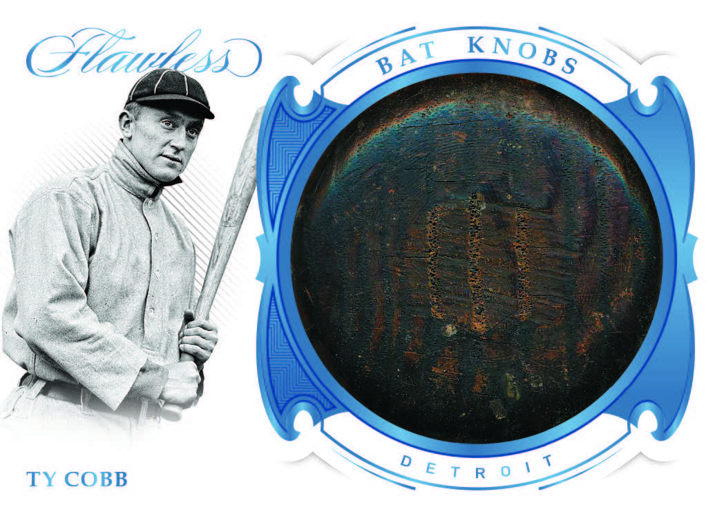 1 of 1 Babe Ruth/Ty Cobb Auto Dual Bat Relic Pulled!2019 Panini