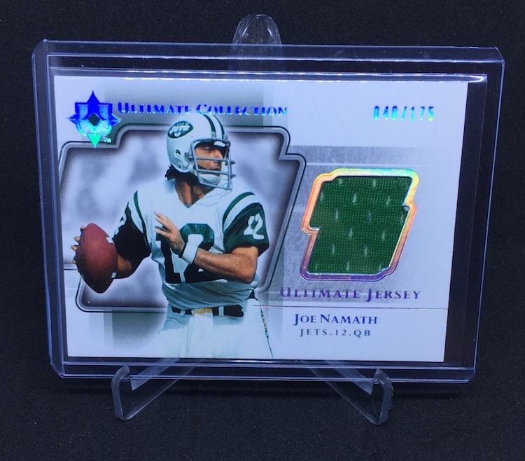 Joe Namath Rookie Card Stands Tall in A Small Collection With a Big Name