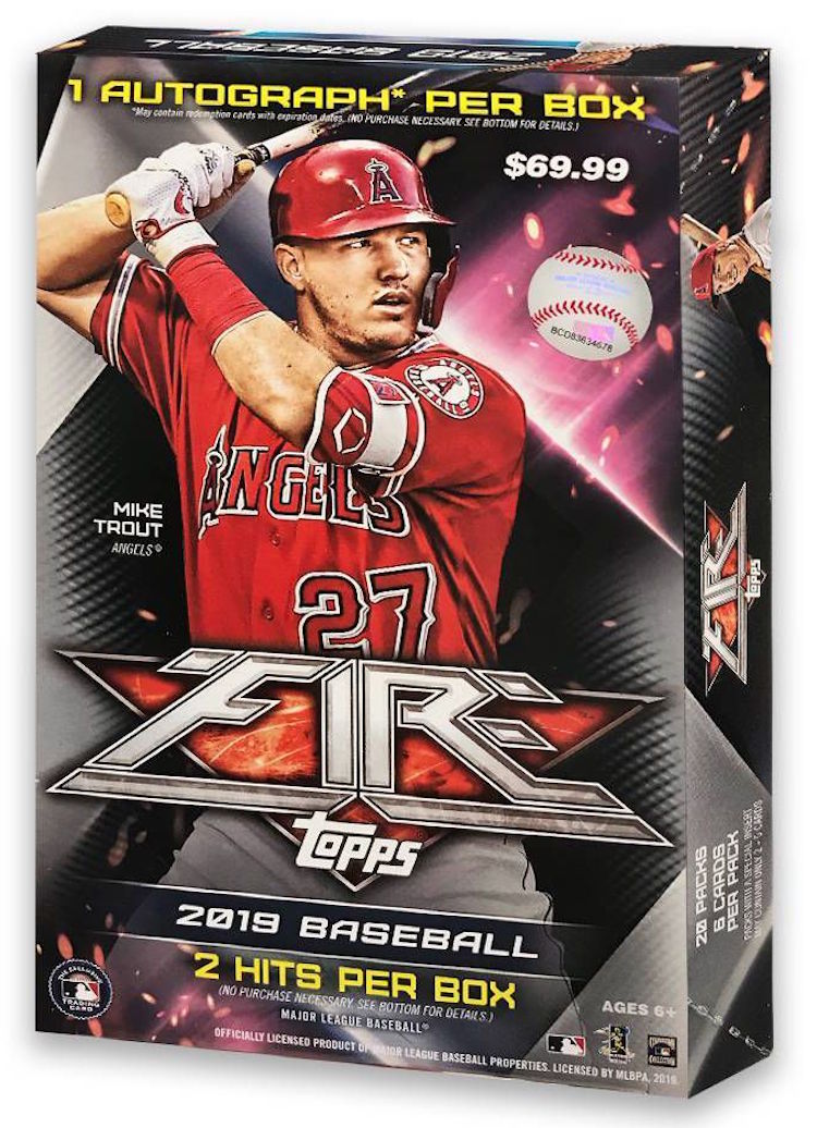 Buzz Break: 2019 Topps Fire baseball cards (collector's box