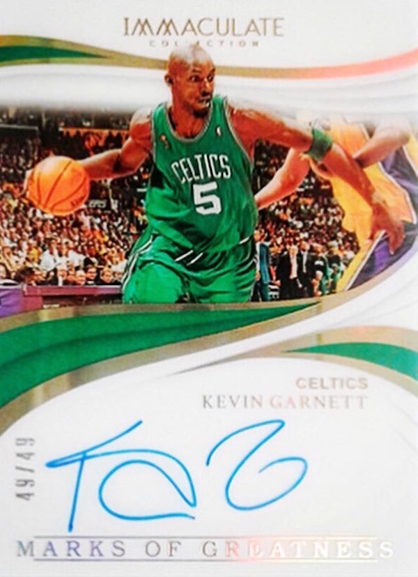 Kevin Garnett autographs / Blowout Buzz