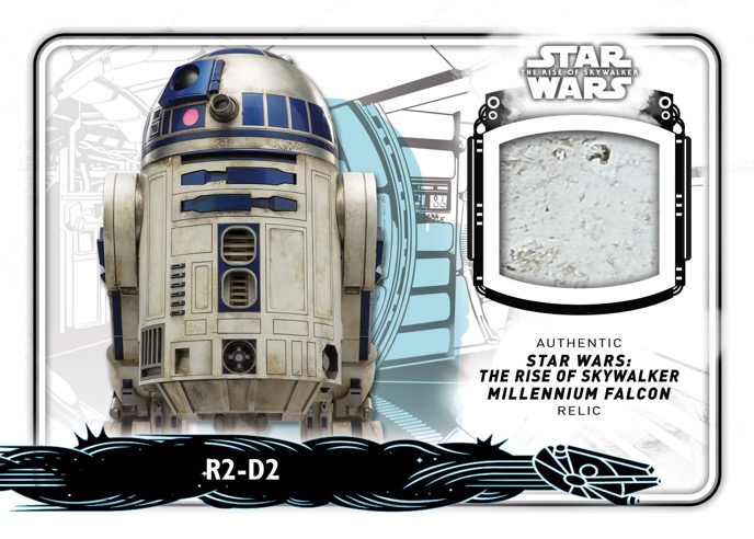 Topps StarWars HIGHTEK sketch card R2-D2