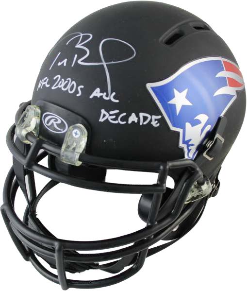 2020 Tristar Totally Tom Brady Autographed Full Size Helmet Football Box