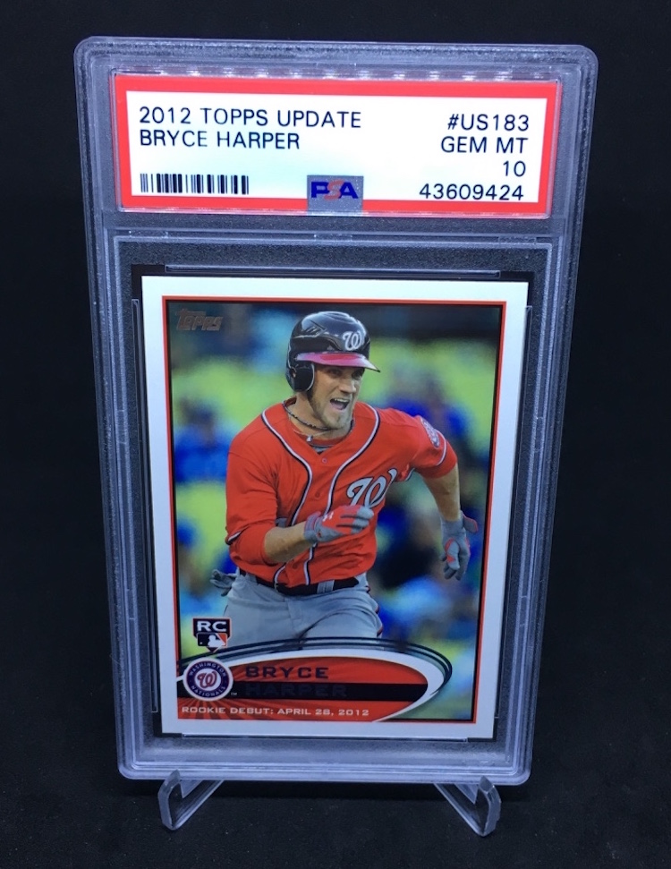 Auction Prices Realized Baseball Cards 2012 Topps Update Bryce Harper  WAL-MART BLUE BORDER