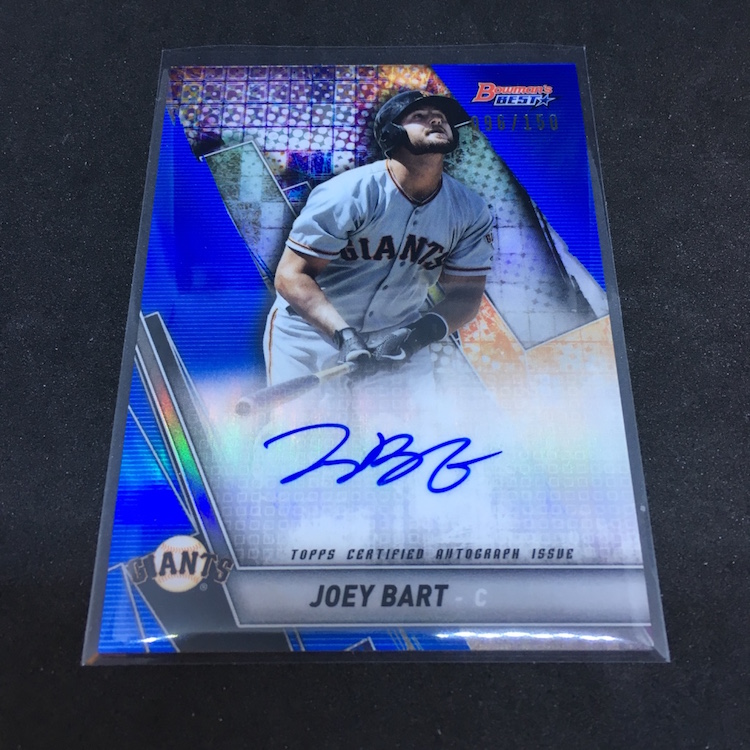 Fernando Tatis Jr 2019 Bowman's Best Foundations Blue Autograph