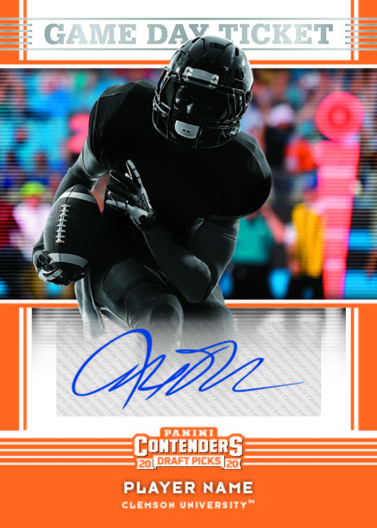 : Football NFL 2020 Panini Contenders Draft Game Day