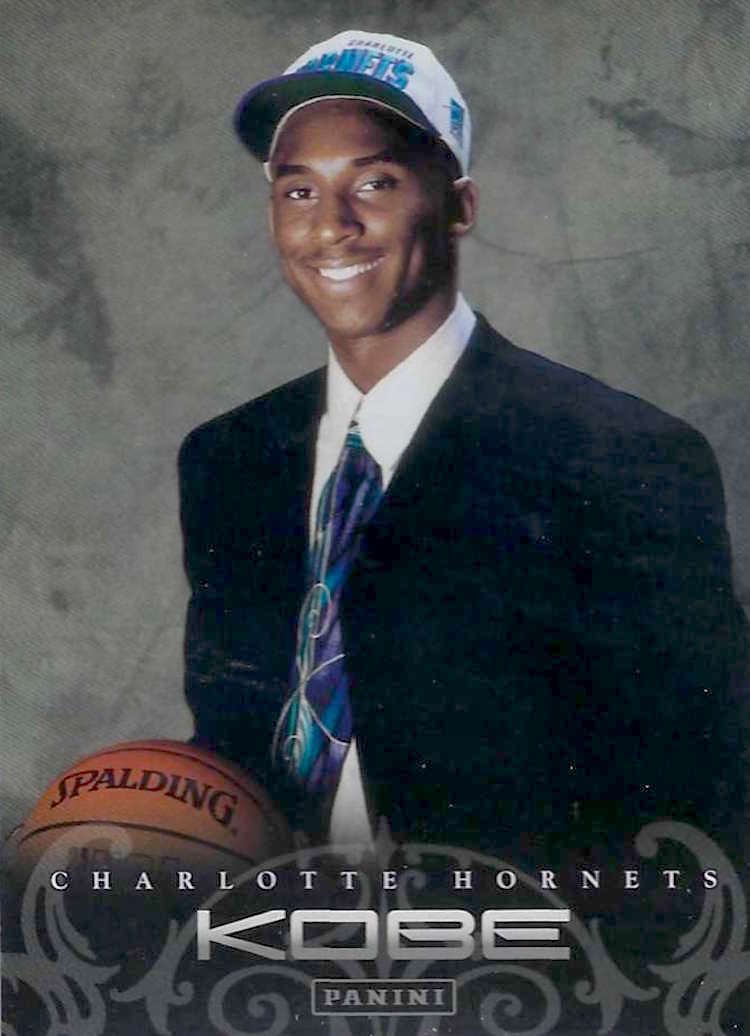 KOBE BRYANT Los Angeles Lakers RARE HORNETS 1996 DRAFT PICK Basketball Card