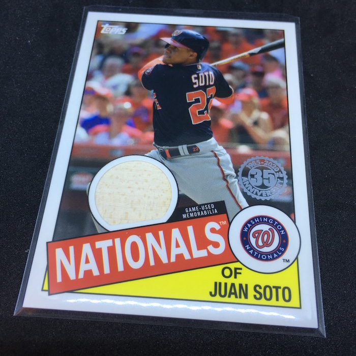 2022 Topps Baseball Juan Soto Gold Mojo Refractor Nationals