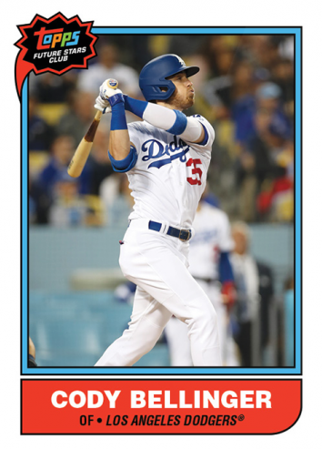 CODY BELLINGER Future Stars TOPPS ALL-STAR ROOKIE CARD Los Angeles Dodgers!