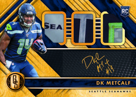 2019 DK Metcalf Panini Gold Standard Jersey Auto /49! Seattle