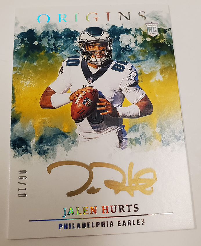 2022 Panini Origins Jalen Hurts Philadelphia Eagles NFL Football