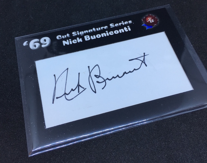 nick buoniconti autograph