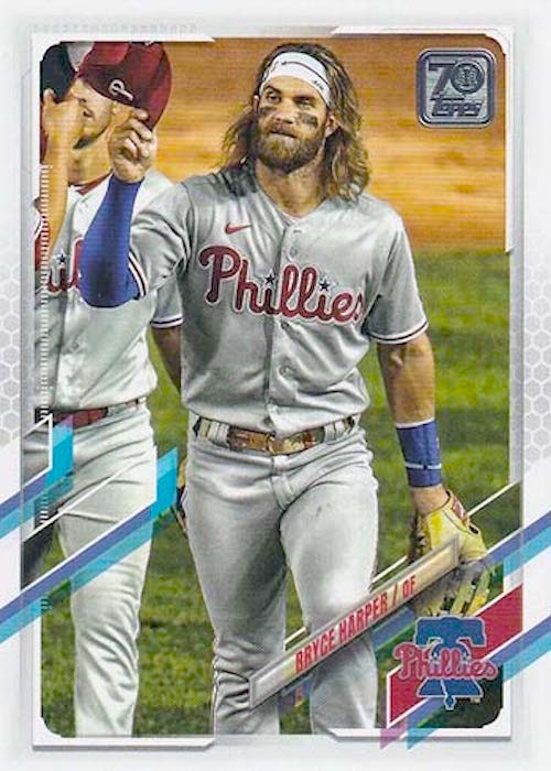 MLB Topps 2021 Series 1 Baseball Bryce Harper Trading Card Tin Set 75 Cards  - ToyWiz