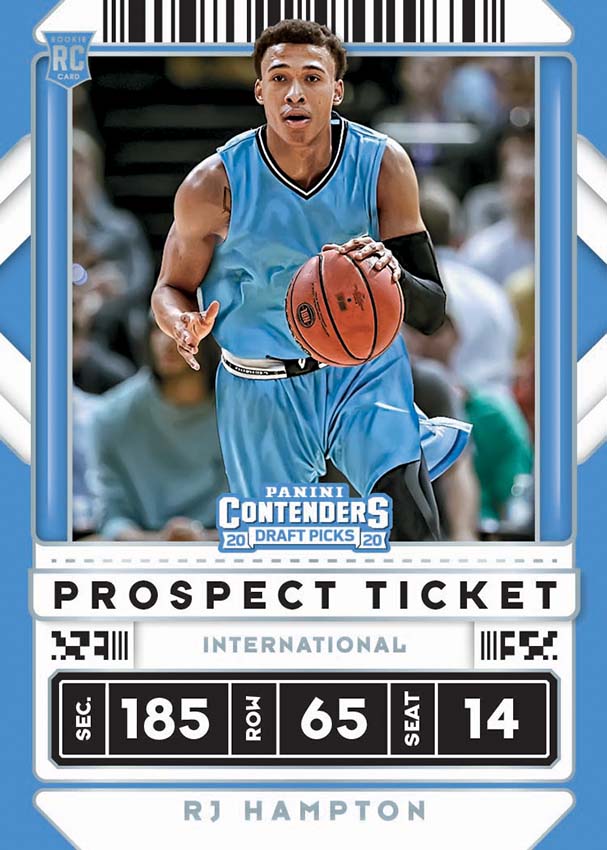 2020-21 Panini Contenders James Wiseman Draft Class Rookie Card RC