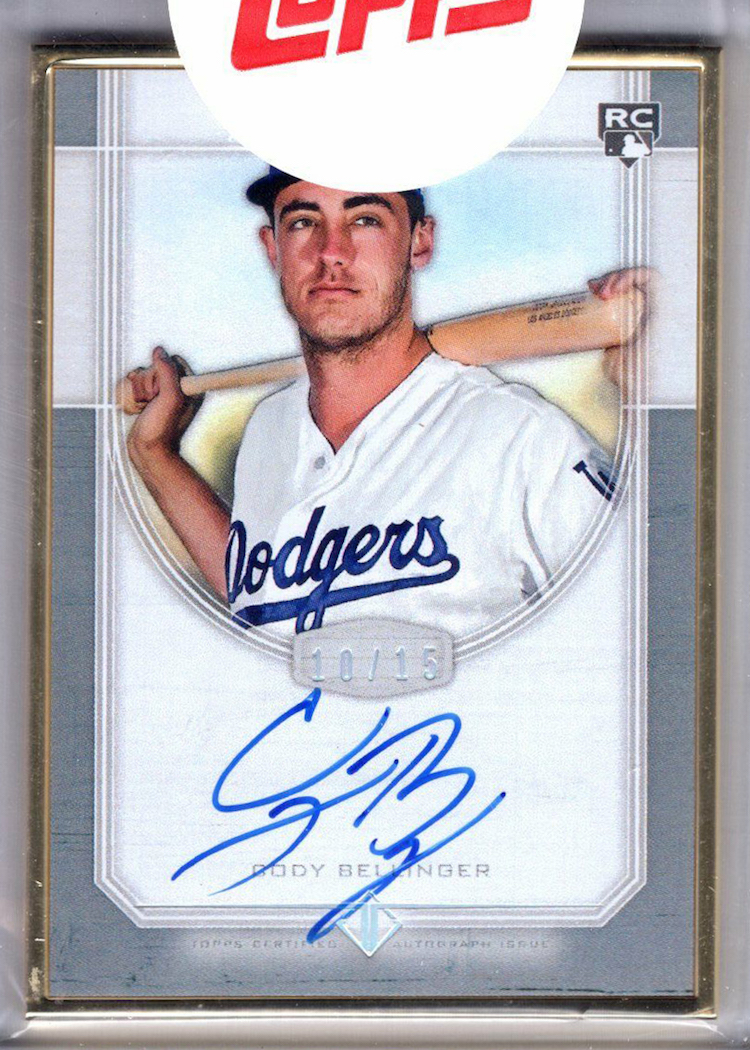 Cody Bellinger Hot List, Most Popular Rookies, Valuable Autograph Cards