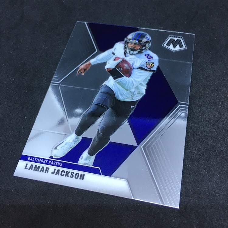 : 2020 Panini Gold Standard Lamar Jackson Game Worn