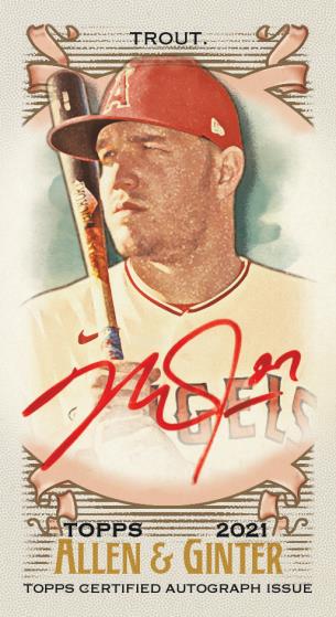 2018 Allen and Ginter #1 Mike Trout Los Angeles Angels Baseball Card -  GOTBASEBALLCARDS