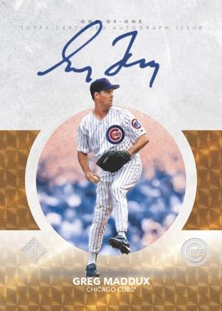 Greg Maddux Signed Chicago Cubs 2021 Topps Card