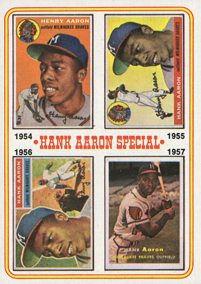 Hank Aaron 1957 Topps Baseball Card #20-PSA Slabbed Authentic