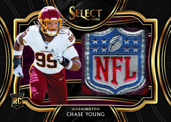 2020 Panini Select Prime Selections Material Signatures NFL Shield