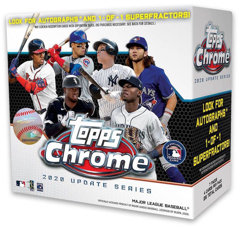 Buzz Break: 2020 Topps Chrome Update MLB cards (mega box