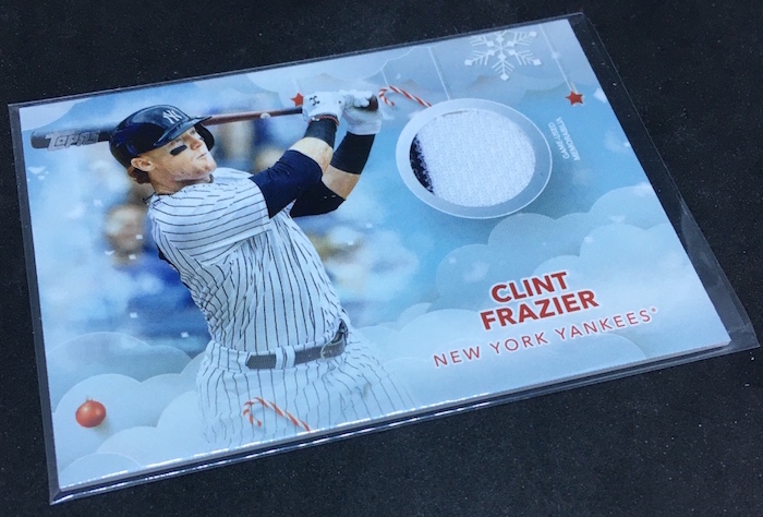 2022 Topps Holiday Gleyber Torres Jersey Relic Memorabilia New York Yankees