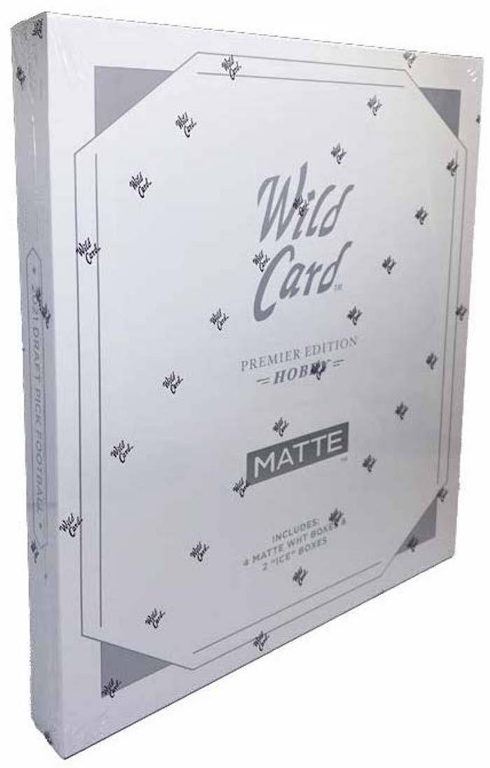 : 2021 Wild Card MATTE Draft Football EXCLUSIVE Factory Sealed  White HANGER Box! Look for Rookie Cards of Mac Jones, Trevor Lawrence,  Justin Fields, Zach Wilson,Trey Lance & Many More! WOWZZER! :