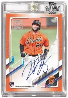 75 Orange Artist Signature - Topps Wall Art (10x14) of card #870 by L