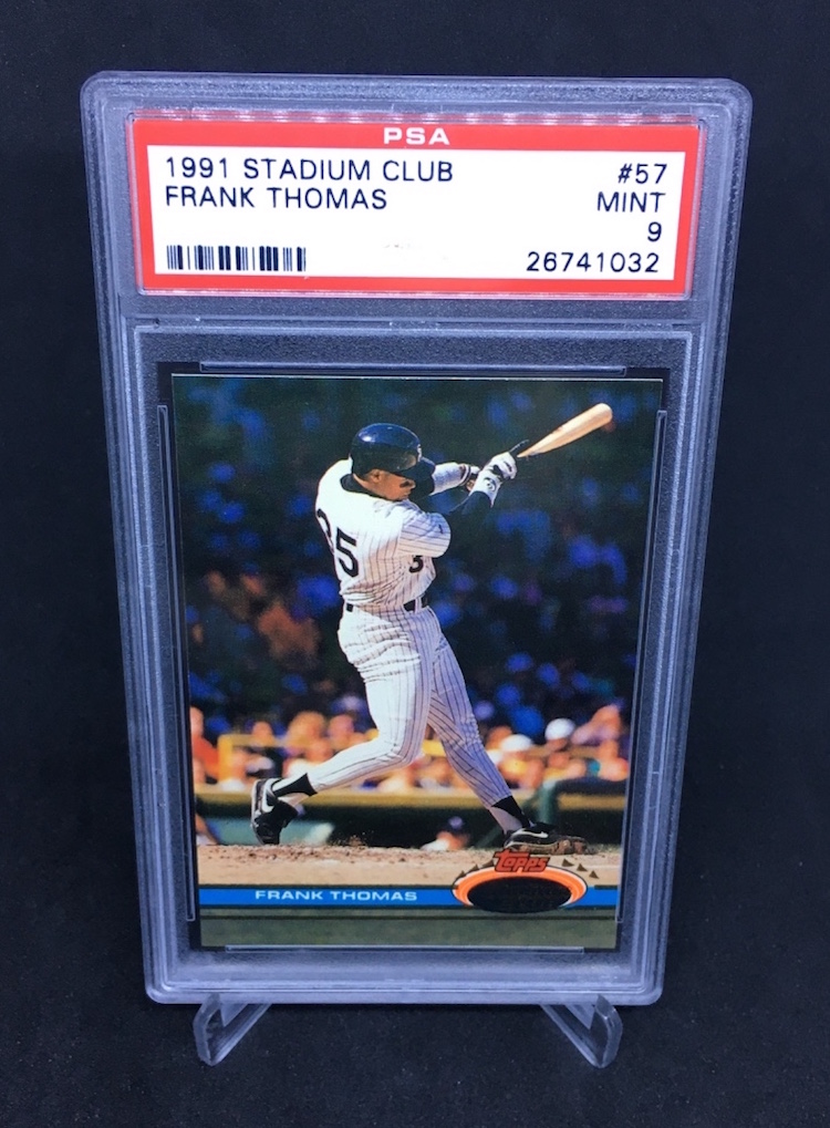 1990 Best #1 Frank Thomas ROOKIE RC PSA 8 Graded Baseball