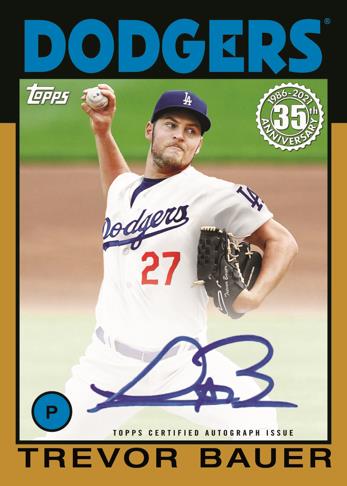 Trevor Bauer - MLB TOPPS NOW® Card OS-43 - Print Run: 922