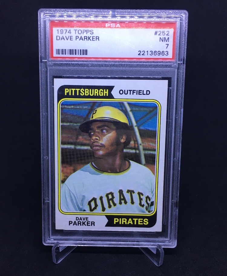 1974 Topps #252 Dave Parker Rookie Baseball Card Pirates Ex-mt+ / Nm