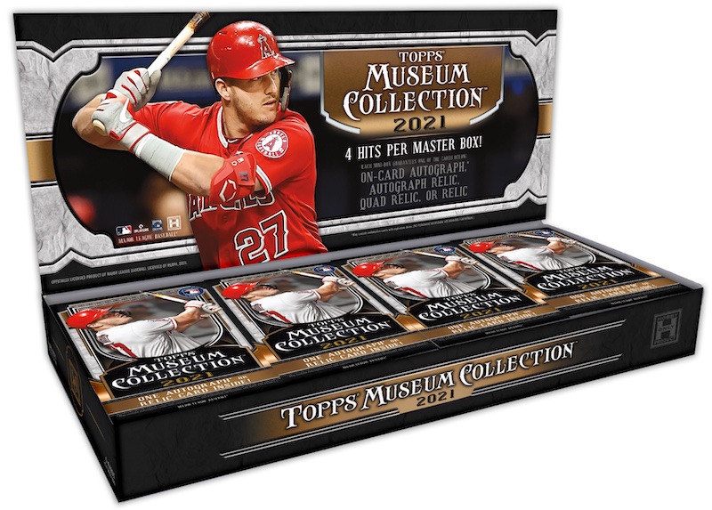 2021 Topps Museum Collection Primary Pieces Four Player Quad