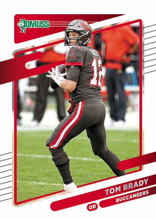 2021 PANINI DONRUSS FOOTBALL TOM BRADY IMAGE VARIATION CARD No.1 Buccaneers