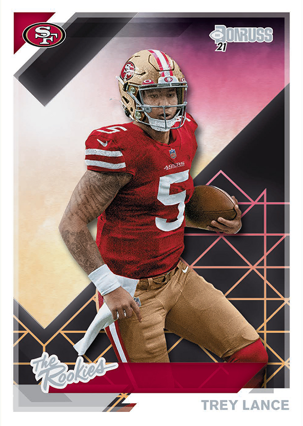 2021 Donruss Optic Trey Lance Jersey Card Rookie Phenoms 49ers!