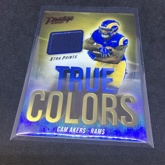  2019 Prestige Stars of the NFL Xtra Points Blue Jersey