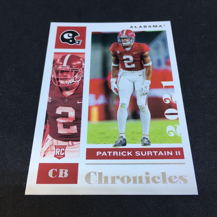 2021 Justin Fields Panini Chronicles Flux Silver & Base Rookie RC