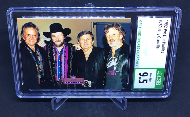 1992 Pro Line Profiles - [Base] #269 - Jerry Glanville, Johnny Cash, Waylon  Jennings, Kris Kristofferson