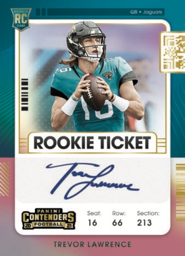 First Buzz: 2021 Panini Contenders Draft Picks football cards / Blowout Buzz