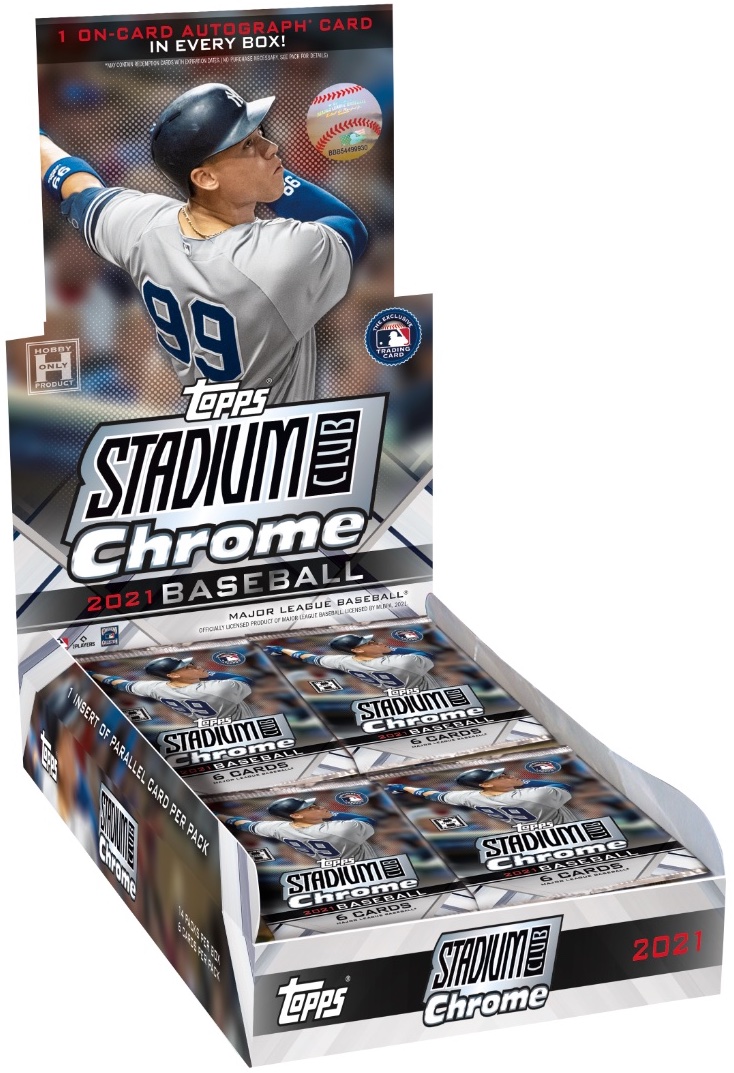 Buzz Break 2021 Topps Stadium Club Chrome baseball cards (hobby box