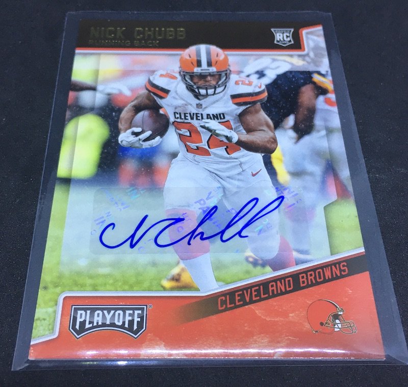 Nick Chubb – Cleveland Browns 2021 Panini Contenders Season Ticket