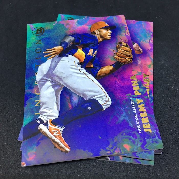 Houston Astros Jeremy Pena Rookie Card GLITTER PARALLEL for