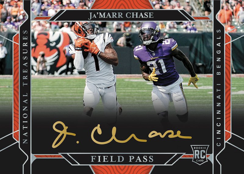 Autographed Ja'Marr Chase Bengals Football Slabbed Rookie Card Item#12 –  Super Sports Center