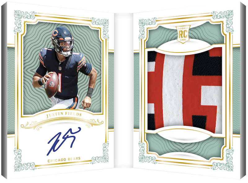 Justin Fields Chicago Bears 2021 NFL Draft Day Panini