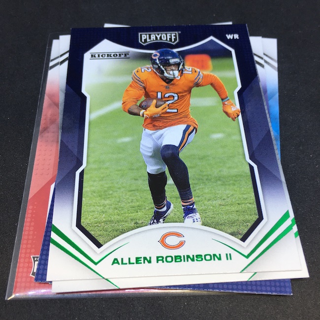 Allen Robinson 2021 Panini Playoff Reception Perfection Jersey Patch Bears